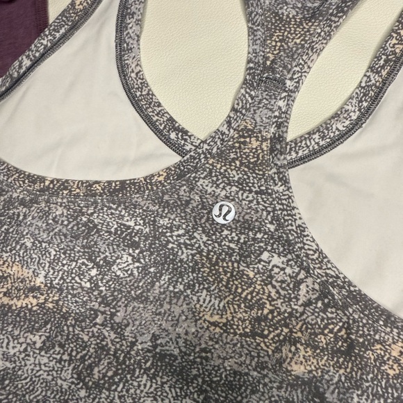 lululemon athletica Gray Speckle and Purple Tank Top BUNDLE - Picture 3 of 7